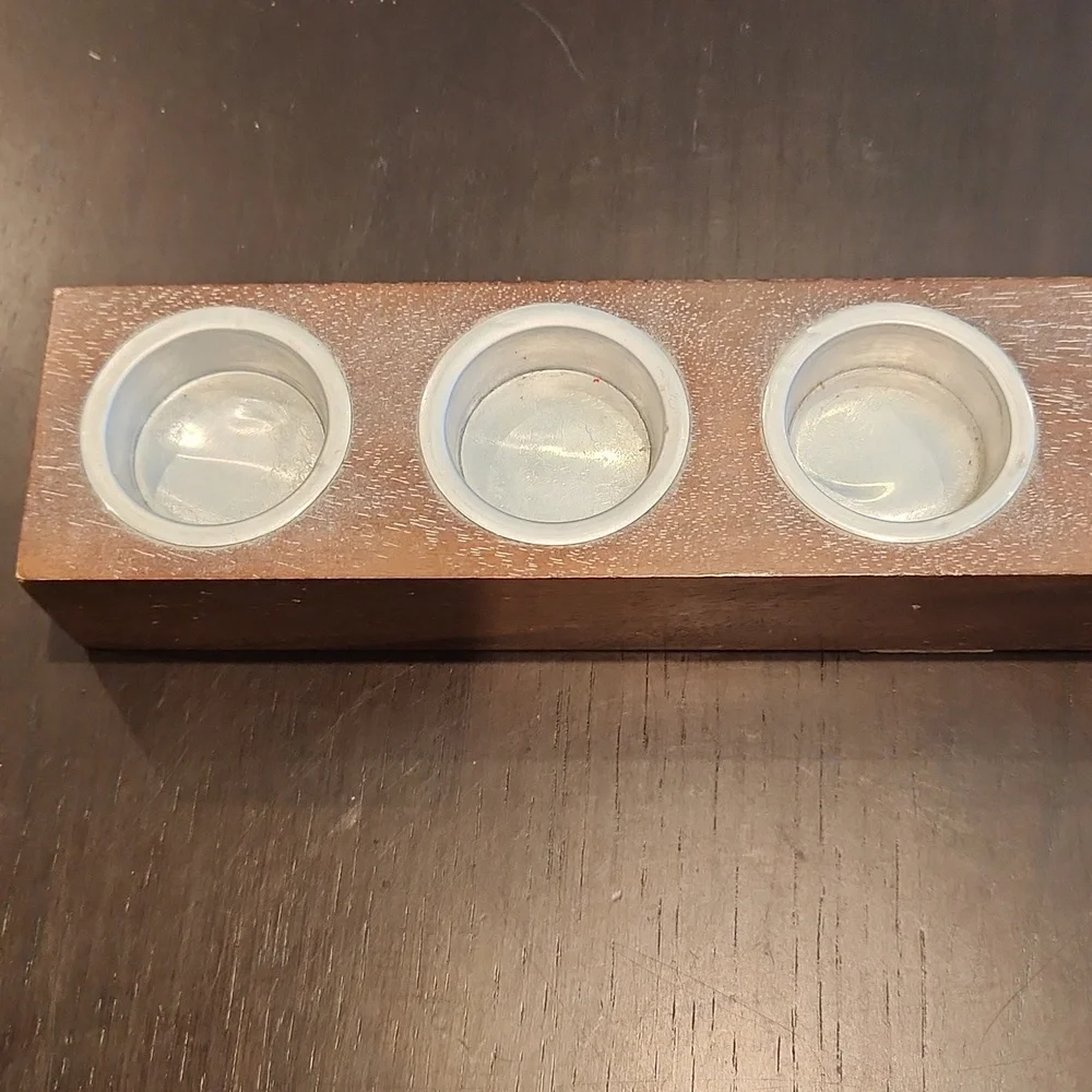 WEST ELM 5 slot candle holder